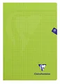 Clairefontaine 353101C - Packung mit 10 Heften Mimesys DIN A4 21x29,7 cm, 24 Blatt, französische Lineatur, 90g, Grün, 1 Pack