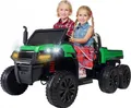 Actionbikes Motors Kinder Elektroauto UTV A730 | Elektrofahrzeug mit Fernbedienung - Kinder Auto elektrisch - Geländefahrzeug - ab 3 Jahren (Grün)
