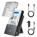GRAUGEAR Festplatten-Docking-Station, USB3.0 & USB-C, für 2,5/3,5 Zoll SATA HDD/