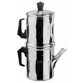 Kaffeemaschine Napoletana Diamant, Aluminium, Tassen 12 cl 100, Silber/Schwarz