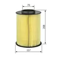 BOSCH F 026 400 492 Luftfilter für Ford, Ford Asien & Oceania, Ford Australien