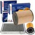 BOSCH FILTER INSPEKTIONSPAKET passend für FORD C-MAX 2 FOCUS 3 KUGA 2 TOURNEO