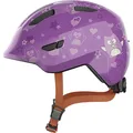 Abus Helme Fahrradhelm Smiley 3.0, Abus, S=45-50cm, purple star