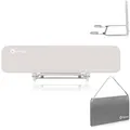 Lionelo Lora XL Tragbares Bettschutzgitter für Kinder, Neigungsverstellung bis 180°, klappbares Schutzgitter für Bett, 45 cm – 150 cm, StandSafe-Sicherung, Schutz gegen Herausfallen