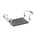 Wenko-Wenselaar GmbH & Co. KG WENKO Badewannensitz Secura Silber, 120 kg Tragkraft, Zum Einhängen am Badewannenrand, 1 Stück 73392500
