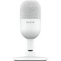 Razer Seiren V3 Mini - Weiß - Ultra kompaktes USB-Mikrofon mit Tap-to-Mute mit LED Kontrolle