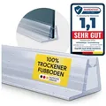 tktrading24 Duschdichtung PVC Ersatzdichtung Duschkabine TYP-4 2m Glas: 4-10mm Lippe: 10-28mm, L: 200 cm weiß 4 cm x 200 cm