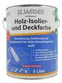 Jaeger Kronen Holz Isolierfarbe Deckfarbe Farbe Weiß Seidenglänzend 319 - 5 L