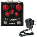 Nux E-Gitarre NUX Effektgerät NDR-5 Atlantic Delay und Reverb-Pedal mit Netzteil, Effektgeräte, Delay, Reverb-Pedal, mit Netzteil schwarz