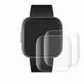 BROTECT 2 Stück Full-Cover Schutzfolie für Fitbit Versa 2 Full-Screen Displayschutz-Folie [3D Curved, Anti-Fingerprint, Kristall-Klar]