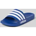 adidas Sportswear Badeschuhe mit Kontraststreifen in Royal, Größe 7