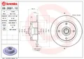 BREMBO 2 Bremsscheiben Voll 278 mm (08.2691.10) | Bremsscheibenset, 