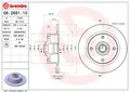2x BREMBO Bremsscheibe 08.2691.10 für VW
