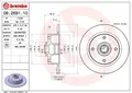 2x BREMBO Bremsscheibe Vorderachse für VW
