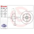 2x Bremsscheibe BREMBO 08.2691.10 passend für VW