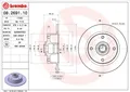 2x BREMBO 08.2691.10 Bremsscheibe für VW
