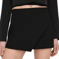 Only Damen Rock-Shorts 'Mist Yasmine' – Kurzes Modell mit Wickelverschluss, normale Passform