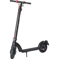 Scoot One faltbarer E-Scooter aus Luftfahrtaluminium mit Straßenzulassung und Pannenschutz (max. 20km/h, Lange Reichweite) - Schwarz