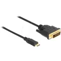 DELOCK 83582 - Kabel HDMI Mini-C Stecker > DVI 24+1 Stecker, 1 m