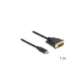 HDMI Kabel Mini-C Stecker > DVI 24+1 Stecker 1 m