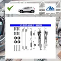 Zubehörsatz, Bremsbacken Hinten Ate für Smart Fortwo Coupe 451 