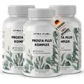 Prostata Kapseln - Prosta Plus Komplex - Effektive Formel mit Kürbiskern & Sägepalme – 3x Dosen (540x Prostata Kapseln)