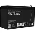 Green Cell Replacement Agm Gel Battery 12v 8ah Rechargeable Sealed Lead Acid Battery Maintenance Free Battery Replacement Battery For Burglar Alarm Systems Video Surveillance