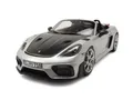 Norev Modellauto Porsche 718 Spyder RS Weissach Package 2023 silber, Maßstab 1:18