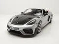Porsche 718 Spyder RS Weissach 2023 silber Modellauto 1:18 Norev