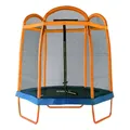 SixBros. SixJump 2,10 M Gartentrampolin Orange Trampolin TO210/2027