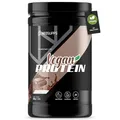 NEOSUPPS Vegan Protein Pulver - Smooth Chocolate, 600g I Hochwertiges veganes Proteinpulver aus Erbsenprotein, Reisprotein & Kürbiskernprotein I Angereichert mit Vitamin B12 & zuckerarm