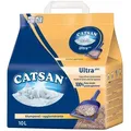 CATSAN Katzenstreu ULTRA Plus Klumpstreu 10l, für schnelle & feste Klumpenbildung