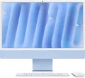 Apple iMac 2024 24.0 Standardglas M4 10-Core CPU 10-Core GPU 24GB RAM 512GB SSD Magic Keyboard mit TouchID - MD2T4D/A blau