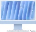 Apple iMac with 4.5K Retina display All-in-One Komplettlösung M4 RAM 24 GB SSD 512 10-core 1GbE Wi-Fi 6E Bluetooth 5.3 WLAN: 802.11a/b/g/n/ac/ax macOS Sequoia 15.0 Monitor: LED 61 cm 24" 4480 x 2520 Tastatur: Deutsch Blau (MD2T4D/A)