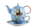 Mila Teekanne Mila Keramik Tee-Set Tea for One Hamburg, 0,4 l, (Set, Tee-Set)