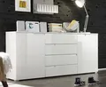 Spice Kommode Sideboard Anrichte Hochglanz weiß