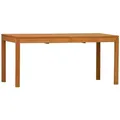 Kai Wiechmann Gartentisch Premium Teak Ausziehtisch als moderner Holztisch aus Teak, ausziehbarer und unbehandelter Teaktisch 165 cm