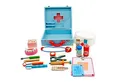 TikTakToo Spielzeug-Arztkoffer Doktorkoffer, Puppenzubehör, aus Holz mit didaktischem Spielzeug, (Spiel-set mit viel Zubehör), incl Zahnmodell, Klemmbrett, Salbentube uvm.