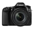 Canon EOS 80D DSLR Digitalkamera inkl. EF-S 18-135mm F3.5-5.6 is USM Objektiv (24,2 Megapixel, 7,7 cm (3 Zoll) Display, DIGIC 6 Bildprozessor, NFC und WLAN, Full HD), schwarz