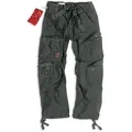 Surplus Airborne Vintage Hose, schwarz, Größe L für Männer