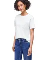 Street One T-Shirt mit Crochet-Tasche Off White 34
