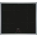 Siemens iQ300 EH645BFB6E, Schwarz, Edelstahl, Integriert, 60 cm, Zonen-Induktionskochfeld, Glaskeramik, 4 Zone(n) - Schwarz