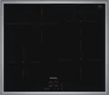 Induktionskochfeld 60cm autark 4 Zonen Bräterzone Schwarz TouchControl