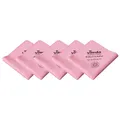 Vileda Professional, Reinigungstuch PURmicro Active, Rot, 5 Stück, Hochleistungs‑Microfasertuch, Polyurethan‑Beschichtung, Glatte Oberflächen & Glas, Hochabsorbierend, Streifenfreies Trocknen,38x35cm