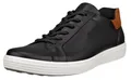 ECCO Sneaker Soft 7 Easy Slip Lace (Premium-Leder) schwarz/weiss Herren, Größe Euro (US): 45