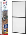 Tesa Insect Stop FALT Faltbarer Aluminiumrahmen, teleskopierbar, für Türen, 1 kg, 2200 mm, 80 cm, 170 cm, Anthrazit