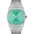 Tissot T-Classic PRX Powermatic 80 T137.407.11.091.01 - Wabenstruktur,hellgrün,edelstahlfarben,grau - 40mm