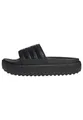 adidas Damen Adilette Platform Slides, Core Black/Core Black/Core Black, 42 EU