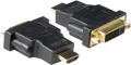 ACT Verloop adapter DVI-D female naar HDMI A male. Gender: HDMI A M/DVI-D F - HDMI A - DVI-D - Männlich/Weiblich - Schwarz (AP1006)