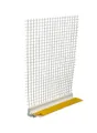 10 x Handelskönig Anputzleiste mit Gewebe und Lippe 9 mm 200 cm = 20 m Putzleiste Fensterleiste Verputzleiste Fensterprofil mit Schutzlippe